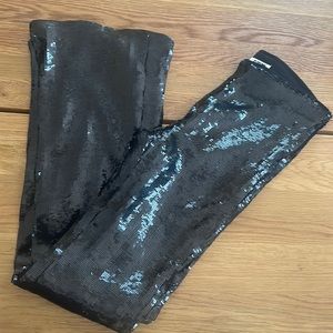 Wide Leg Sequin Pants